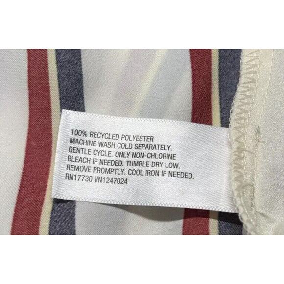 Women's Straight Leg Striped Pant Future Collective Reese Blutstein Size Small - Picture 8 of 9